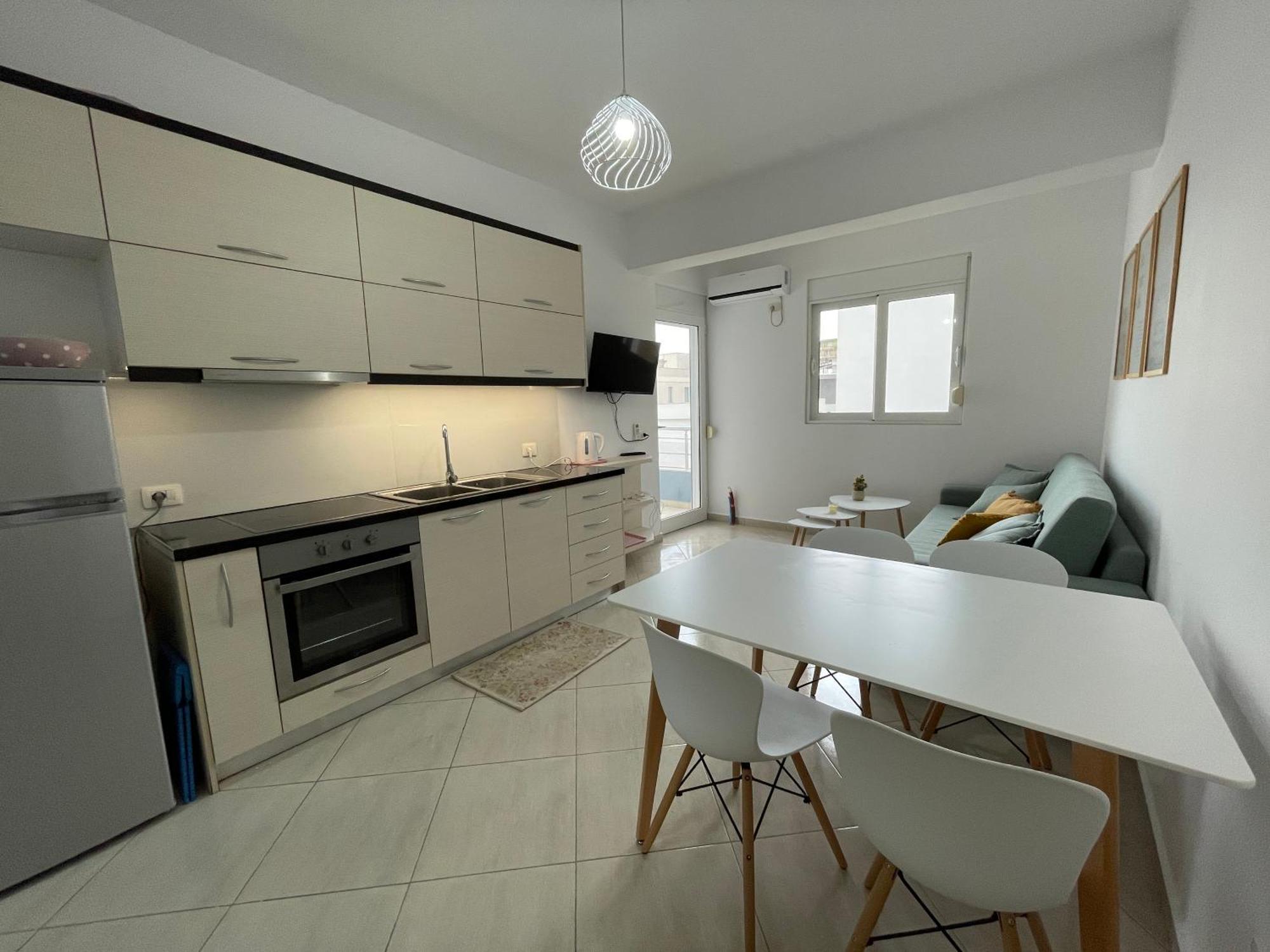 Susy Sea View Apartment Sarande Bagian luar foto