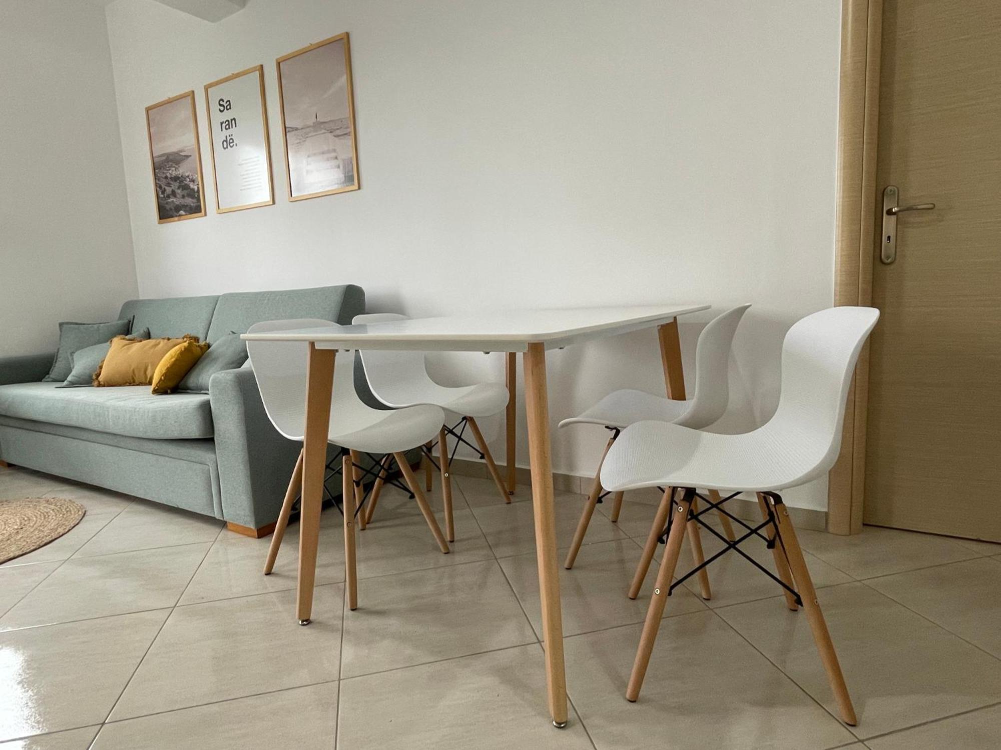 Susy Sea View Apartment Sarande Bagian luar foto