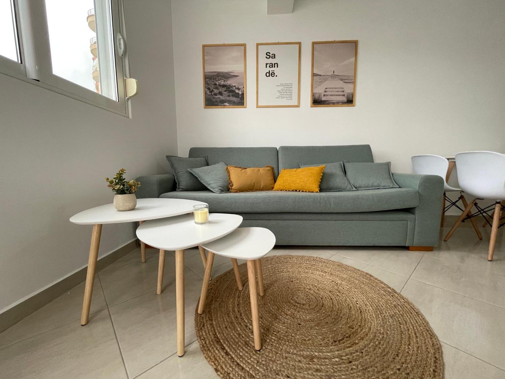 Susy Sea View Apartment Sarande Bagian luar foto